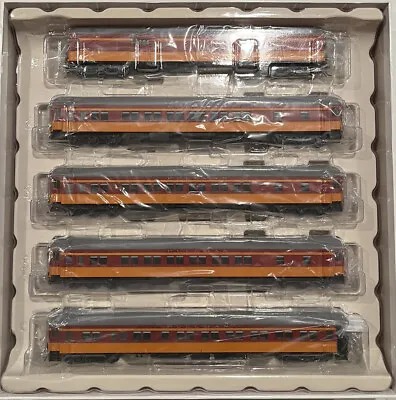 HO MTH 80-40010 Milwaukee Road 5 Car Pullman Heavyweight Passenger Set MILW • $600