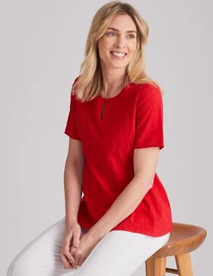 $23.96 • Buy Noni B Clip Dot Tie Neck Tunic Top Womens Clothing  Tops Tunic
