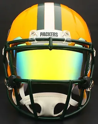 ***CUSTOM*** GREEN BAY PACKERS Full Size NFL Riddell SPEED Football Helmet • $209.99