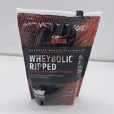GNC AMP WHEYBOLIC RIPPED - CLASSIC VANILLA Increase MUSCLE STRENGTH - Exp 09/23 • $22.50
