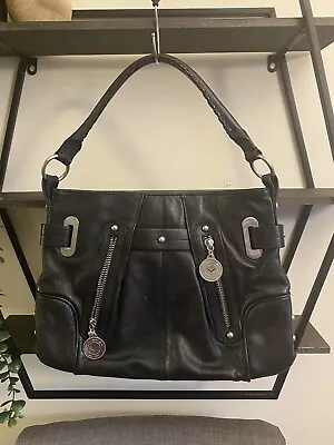 Via Spiga Handbag Purse Black Leather • $26