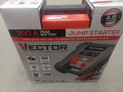 Vector 700A 2.1A Battery Jump Starter • $50