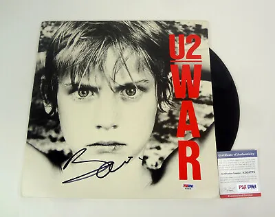 Bono U2 Signed Autograph War Vinyl Record Album PSA/DNA COA • $1499.99