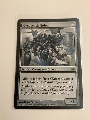 MTG Magic The Gathering Mycosynth Golem Rare Fifth Dawn 137/165 LP • $40