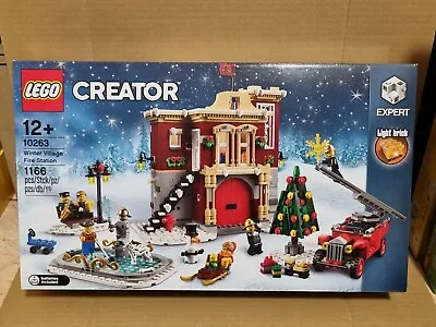 LEGO Creator Expert 10263 Christmas Winter Village Fire Station BNISB RARE VHTF • $259