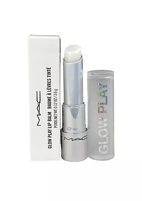 Mac Cosmetics Glow Play Lipstick Lip Balm  Clear  New In Box • $12.95