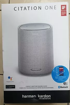 Harman Kardon Citation One Smart Speaker - Grey Google Assistant  • £65