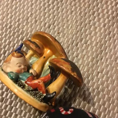 Vintage Mushroom Elf Pixie • $25