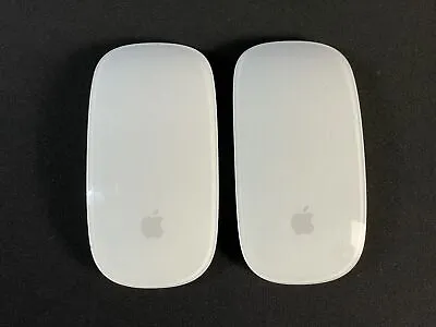 Apple Magic Mouse A1657 Wireless Bluetooth Mouse Only Lot Of 2 White Used • $59.99