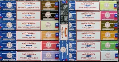 16g - 2 In 1 - DUAL Scents COMBO SERIES SATYA Nag Champa Incense Mix Sticks 15g • $4.44