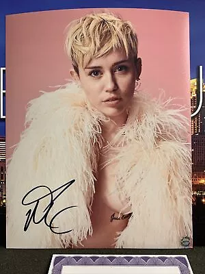 Miley Cyrus (Pop Singer) Signed Autographed 8x10 Photo - AUTO With COA • $46.95