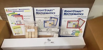RightStart Math Level B Lessons And Worksheet Books + Math Balance + Activities • $38