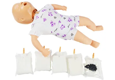 $162.89 • Buy Baby Infant CPR Training Manikin Foreign-body Airway Obstruction PVC Model