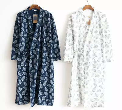 Chinese Oriental Mens Martial Japanese Kung Fu Kimono Dressing Gown • $35