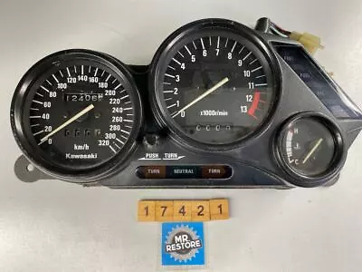 Kawasaki ZZR1100 Dashboard Instruments Meters KMH Tested (showing Only 12406ks) • $310