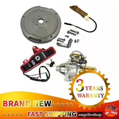 Electric Starter Motor Start Kit Engine Flywheel For Honda GX390 13HP 11HP • £73.95