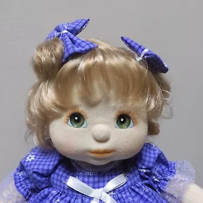 My Child Doll Ash Blonde Double Topknot Green Eyes • $50