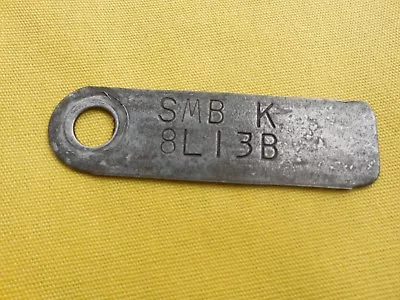 68ShelbyMustangCougarPower Steering Box Identification Tag SMB K  8L13B • $29.99