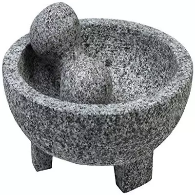 IMUSA USA Granite Molcajete Spice Grinder 6-Inch Gray 6”  • $21.29