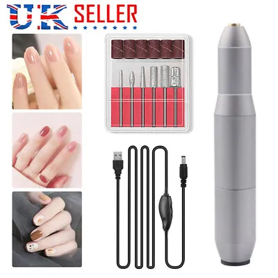 Toe Nail Grinder For Thick Toenails Manicure And Pedicure Electric Nail File Kit • £7.95