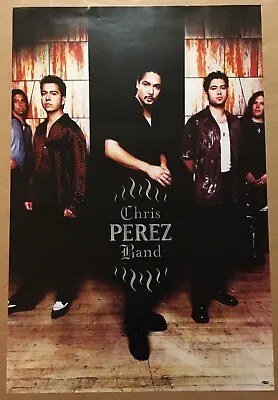 Selena CHRIS PEREZ Rare 1999 PROMO POSTER Of Resurrection CD 24x36 NEVER DISPLAY • $49.99