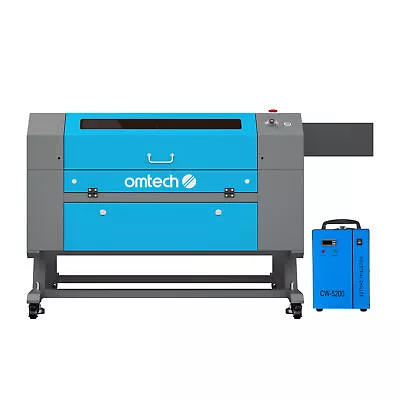 OMTech 100W 20x28 CO2 Laser Engraving Cutting Machine With CW-5200 Water Chiller • $3799.99