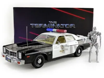 Greenlight Collectibles 1/18 - Dodge Monaco Metropolitan Police - Terminator 198 • $64.95