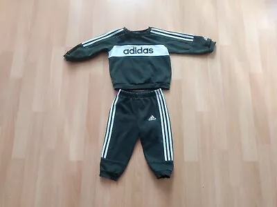 9-12M ADIDAS Baby Boys Tracksuit From Jd’s Sports  Top Bottom Set Summer Sport • £7.99