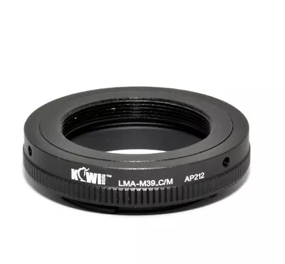 KIWI FOTOS M39-EOSM Adapter M39 Lens To Canon EOS M Camera LMA-M39_ C/M • $32.13