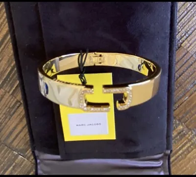 Marc Jacobs J Marc Crystal Bangle Gold Crystal New With Tags • $120