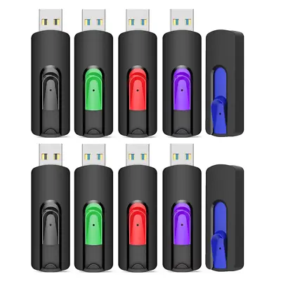 Mixed Color 5/10PCS USB 2.0 Flash Drive 1GB 2GB 4GB 8GB 16GB 32GB 64GB USB Stick • $48.44