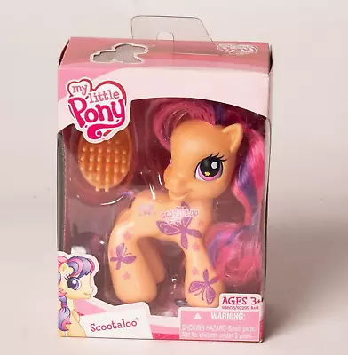 G3.5 NIB My Little Pony SCOOTALOO 2009  MLP Fancy Style Butterflies Cutie Mark • $18