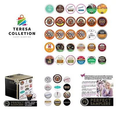 Variety Pack - Coffee Tea Cider Cappuccino Hot Chocolate - Keurig K Cup Brewers • $27.99