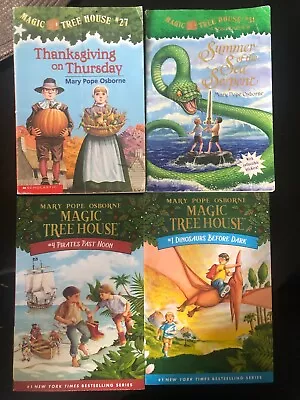 Magic Tree House Lot Of 4 #1 #4 #27 & #31 • $15