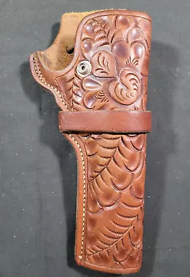 Vintage George Lawrence 2c 566 Leather Holster  Rh Owb  Hi Std & H&r  R6 • $36.99