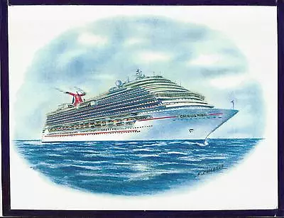 Original Art Work ... Ms CARNIVAL MAGIC....CCL ... Cruise Ship  • $14.99