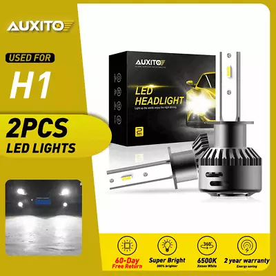 AUXITO H1 LED Headlight Bulbs 6500K High Low Beam Light Xenon White Error Free • $34.02