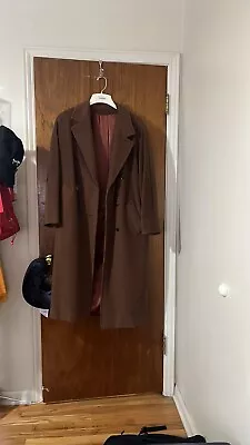 $120 • Buy Saks Fifth Avenue Regency Camel Hair Women's Brown Coat Vintage 10