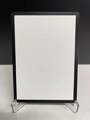 MTG Blank Card With Black Border MKC Misprint Error M/NM Magic The Gathering • $54.99