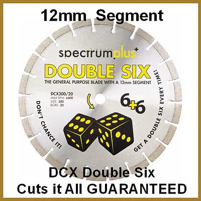 £20.94 • Buy Spectrum Diamond Cutting Blade - DCX Double Six - General Purpose