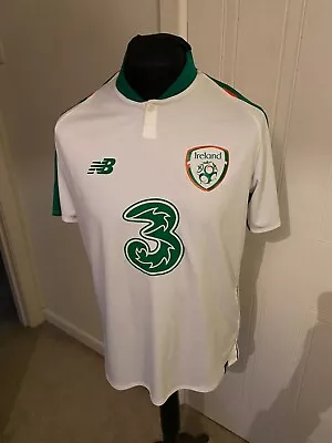 £25 • Buy Republic Of Ireland 2018-19 Away Football Shirt PLAYER ISSUE Large New Balance