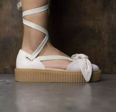 $59.95 • Buy PUMA Fenty Rihanna Tie Up Sandal Platform Size UK 7 (AU 9).