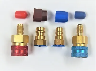 R1234yf To R134a Quick Coupler Adapter High Low Side Conversion Kit Auto AC • $16.99