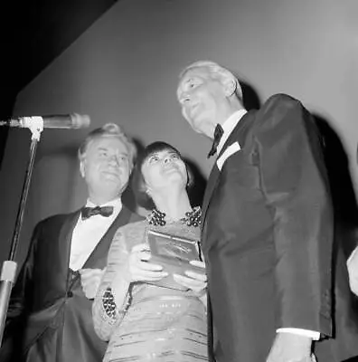 Mireille Mathieu Presenting Prize Maurice Chevalier Stage Mari- 1968 Old Photo • $5.78