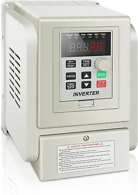 Variable Frequency Drive AC 220V/1.5Kw 2HP 8A VFD Inverter Single Phase To 3 Pha • $99.99
