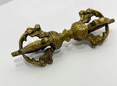 Vintage Brass Buddhism Ritual Vajra Dorje • $59