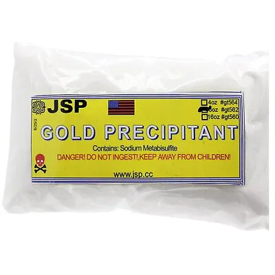 JSP Gold Precipitant 8 Oz Refining Test Acid Aqua Regia Metals SMB Pyrosulfite • $11.89