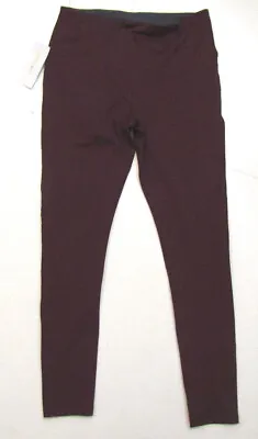 NWT Womens MARIKA TEK Zinfindel Red Fitted Athletic Leggings Sz L Large 12 14 • $19.95