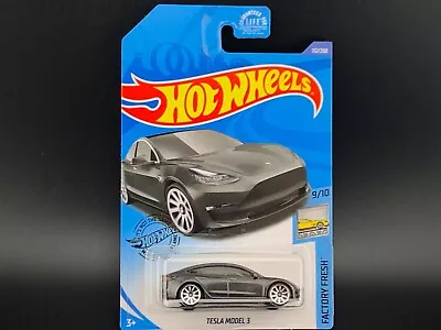 Hot Wheels Tesla Model 3 Grey 112/250 1/64 • $14.99
