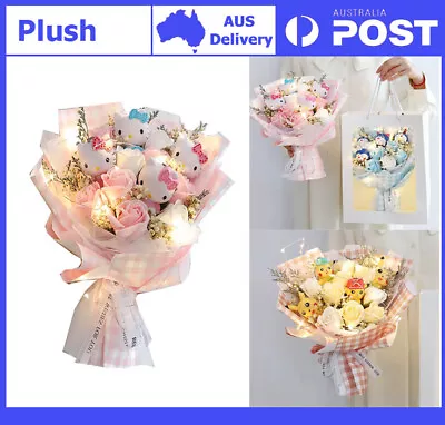 Sanrio HelloKitty Series Cartoon Doll Toy Bouquet Artificial Flower String Light • $27.04